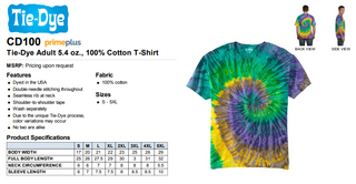 Shroomkin Tie Dye T-shirt T-Shirt Atlanta Brick Co   