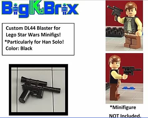 Custom Star Wars DL-44 Blaster For LEGO – United