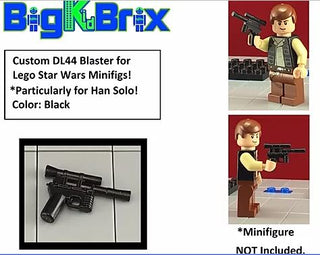 Custom Star Wars DL-44 Blaster For LEGO Minifigures. Custom, Accessory BigKidBrix   