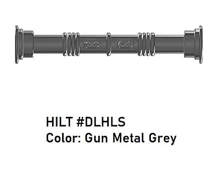 Custom Star Wars Lightsaber Hilt #DLHLS Model For LEGO Minifigures. Custom, Accessory BigKidBrix Grey  