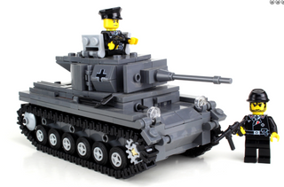 Battle Brick Deluxe Panzer Tank Building Kit Battle Brick   