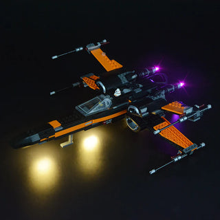 Light Kit For Poe's X-Wing Fighter, 75102 Light up kit lightailing   