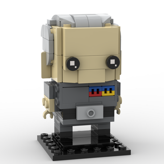 Imperial Commander, Custom BrickHeadz Building Kit Imperial Brickz   