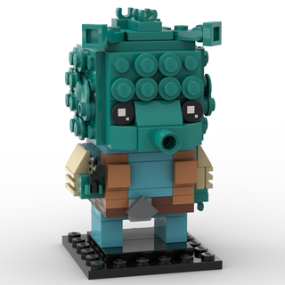 Greedy Alien, Custom BrickHeadz Building Kit Imperial Brickz   
