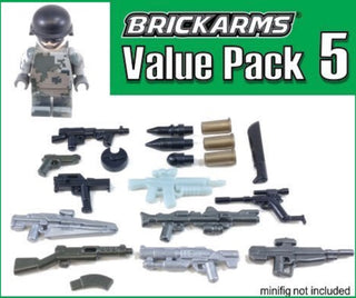 BRICKARMS VALUE PACK 5 Accessories Brickarms   