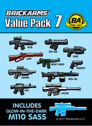 Brickarms Value Pack 7 Accessories Brickarms   