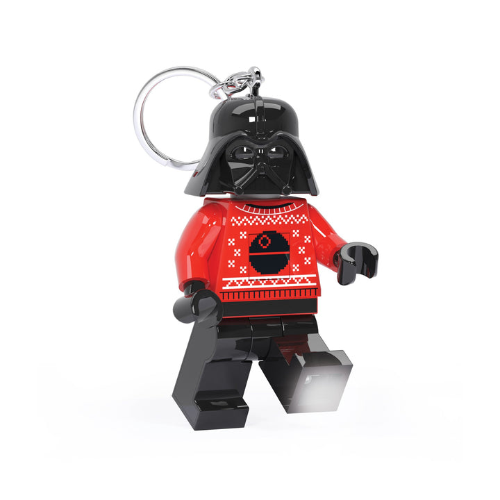 LEGO® Ugly Christmas Sweater Darth Vader Keychain LED Light 3”