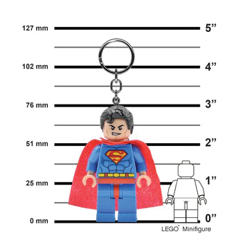 LEGO SUPERMAN 3in SCALE MINIFIGURE LED KEYCHAIN LIGHT Atlanta