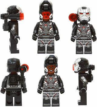 War Machine - Black and Silver Armor with Backpack, col334 Minifigure LEGO®   