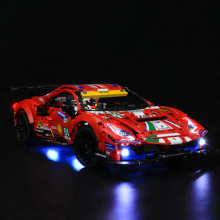 Light Kit For Ferrari 488 GTE, 42125 Light up kit lightailing   