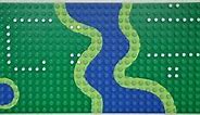 16x32 LEGO® Baseplate with River and Set 6071 Dots Pattern, 3857pb02 Part LEGO®   