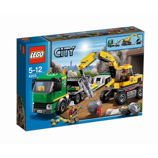 Excavator Transport, 4203 Building Kit LEGO®   