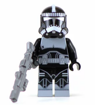 Shock Trooper Black Star Wars Custom Printed LEGO Minifigure Custom minifigure BigKidBrix   