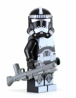 Shock Trooper Black Star Wars Custom Printed LEGO Minifigure Custom minifigure BigKidBrix   