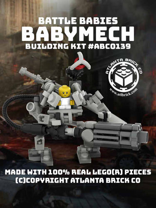 Battle Babies BabyMech Building Kit #ABC0139 ABC Building Kit Atlanta Brick Co   