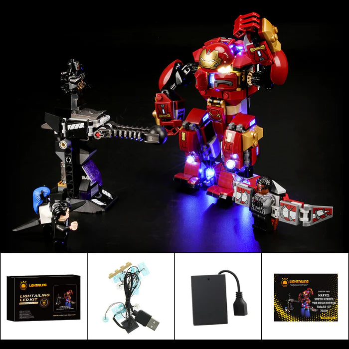 Light Kit For The Hulkbuster Smash-Up, 76104 – United Brick Co®
