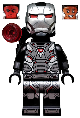 War Machine - Black and Silver Armor with Backpack, col334 Minifigure LEGO®   