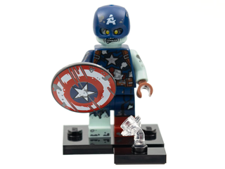 Zombie Captain America, colmar-9 Minifigure LEGO®   