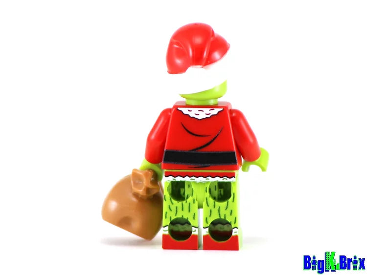 Grinch Custom Printed LEGO Minifigure