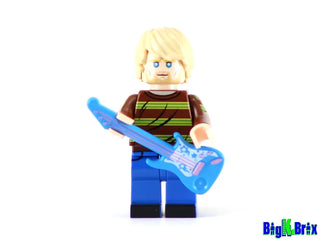 Kurt Cobain Custom Printed LEGO Minifigure Custom minifigure BigKidBrix   