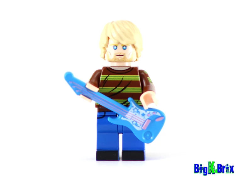 Kurt Cobain Custom Printed LEGO Minifigure – Atlanta Brick Co