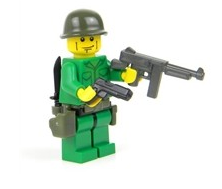 US Army Soldier SMG Custom Minifigure