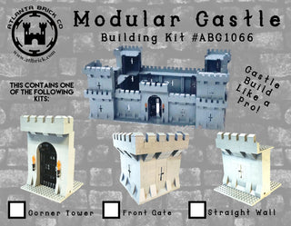Modular Castle System Building Kit #ABC1066 ABC Building Kit Atlanta Brick Co   