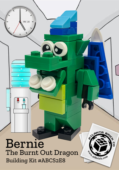 Bernie the Burnt Out Dragon Building Kit #ABCS2E8