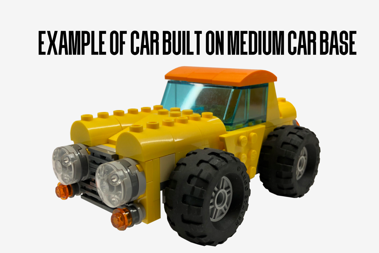 Medium Car Base Building Kit Atlanta Brick Co