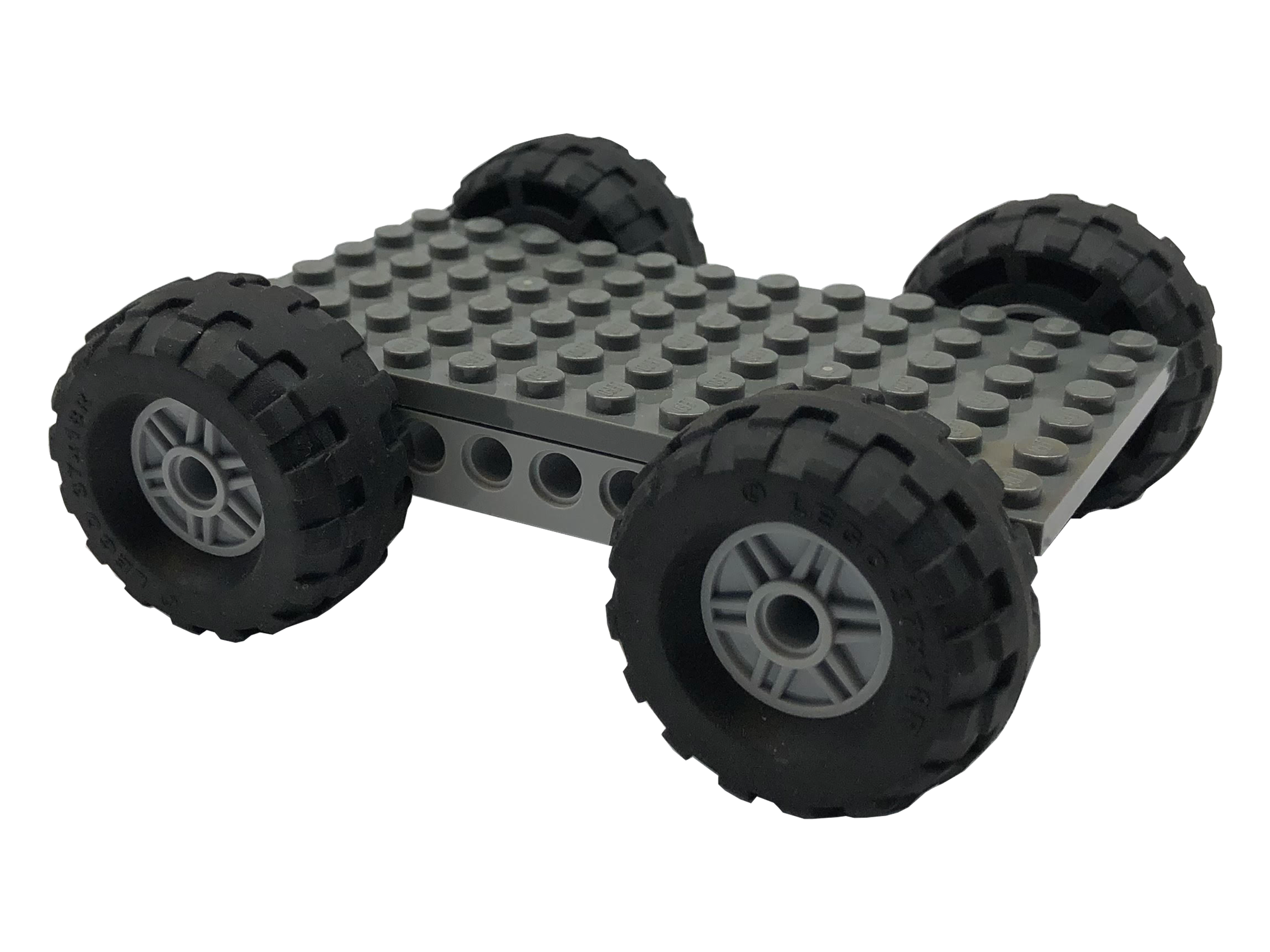 Lego car base with discount wheels