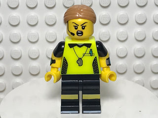 Football Referee, col24-1 Minifigure LEGO® Minifigure only, no stand or accessories  