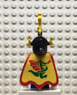 Dragon Knights, Dragon Master, Yellow Plumes, Dragon Cape, cas001 Minifigure LEGO®   