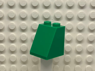 2x2x2 Slope 65 with Bottom Tube, Lego® Part Number 3678b Green Part LEGO®   