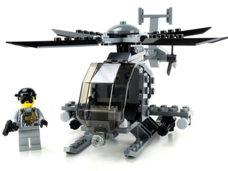 AH-6 Little Bird Building Kit Battle Brick   