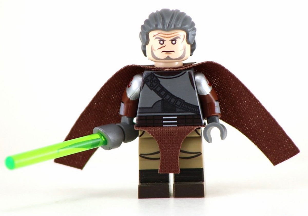 RAHM KOTA Jedi Master/General Custom Printed & Inspired Star Wars Lego ...