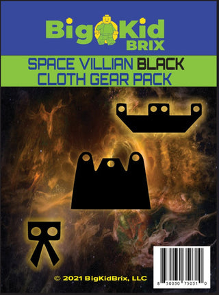 Space Villain Black Cloth Gear Pack Custom, Accessory BigKidBrix   