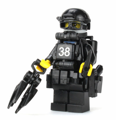 Navy SEAL Special Forces Diver Custom Minifigure