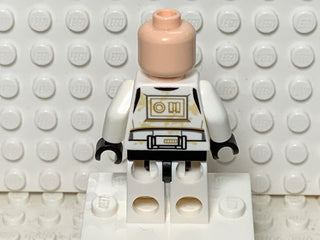 Sandtrooper (Enlisted) - Dual Molded Helmet, Black Pauldron, Dirt Stains, Survival Backpack, Frown, sw1131 Minifigure LEGO®   