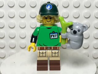 Conservationist, col24-8 Minifigure LEGO® Complete with stand and accessories  