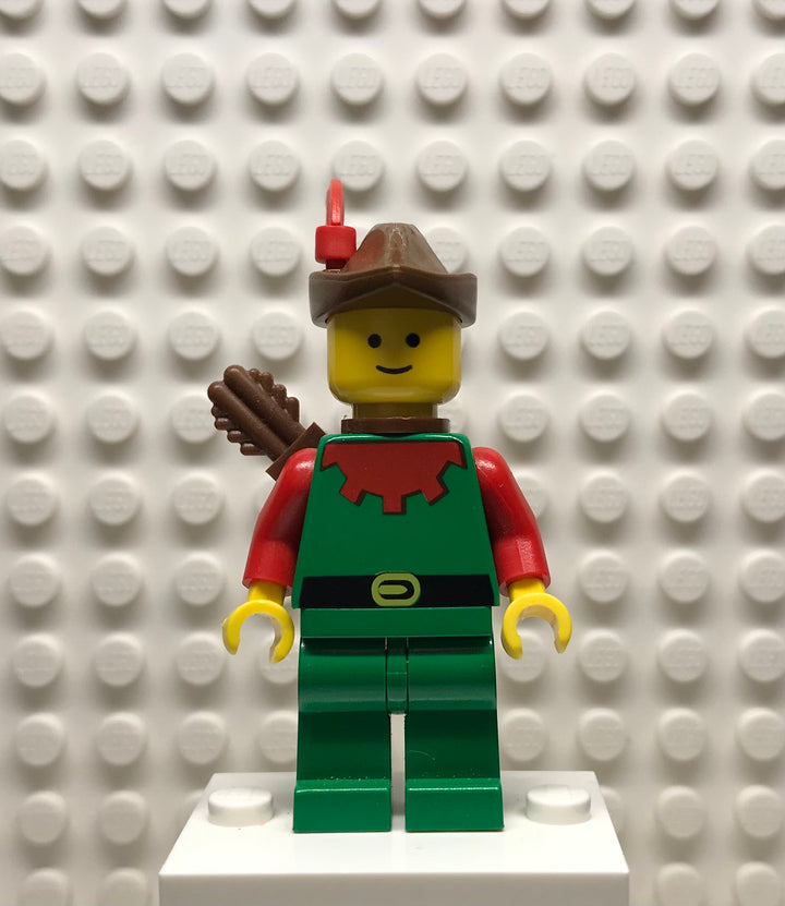 Forestman, Red, Brown Hat, Red Feather, Quiver, cas284