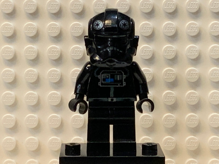 TIE Fighter/Defender Pilot, Black Head, sw0268 Minifigure LEGO®   