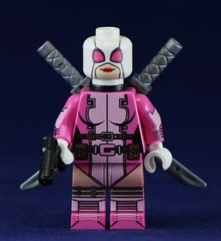 Deadpool Gwen Custom Printed Minifigure Custom minifigure BigKidBrix   