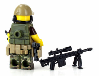 Army Sniper Custom Minifigure Custom minifigure Battle Brick   