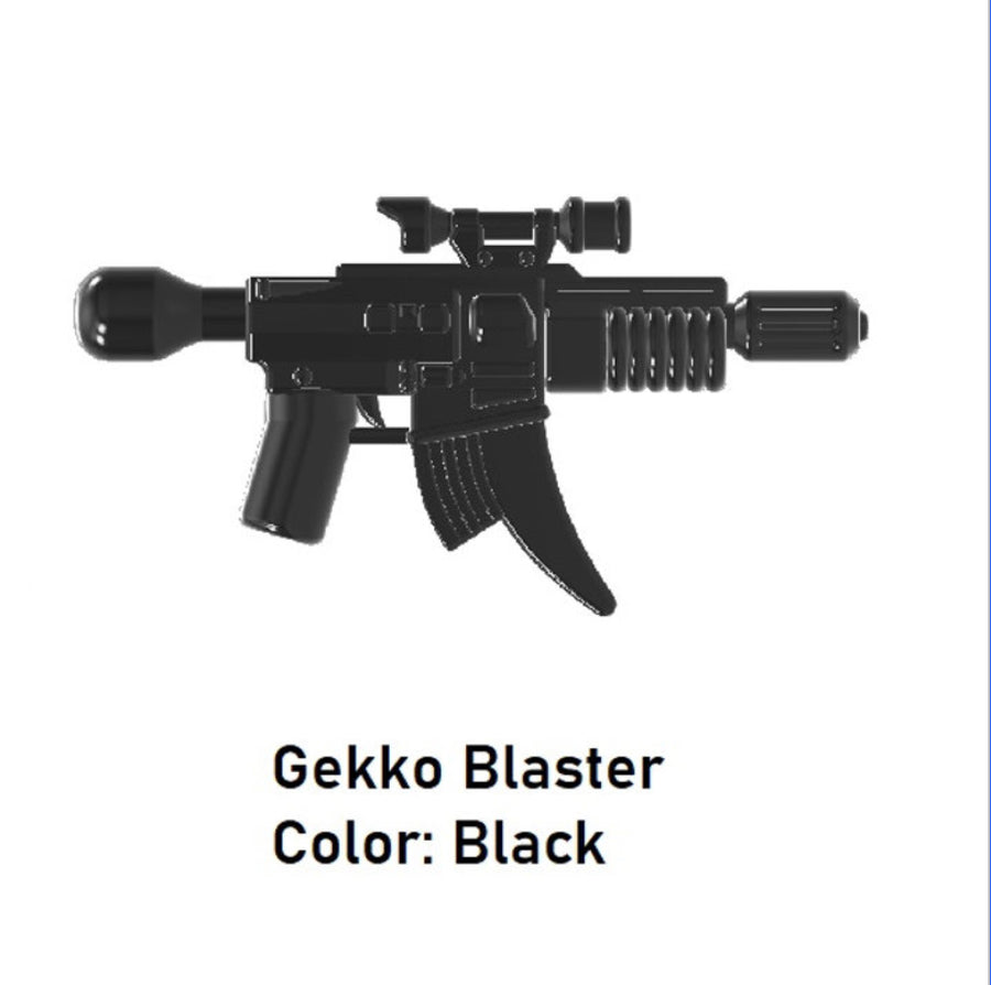 Custom Star Wars Gekko Blaster For LEGO Minifigures. Custom, Accessory BigKidBrix Black  