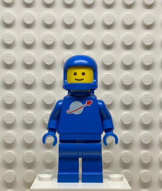 Classic Space-Blue with Air Tanks, sp004 Minifigure LEGO® No Gold  