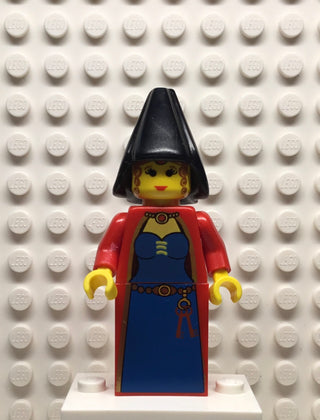 Knights Kingdom I, Queen Leonora (Maiden with Black Cone Hat), cas033 Minifigure LEGO®   