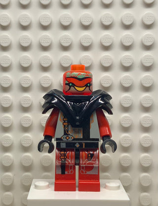 UFO Zotaxian Alien - Red Pilot with Armor and Printed Helmet (Chamon), sp046 Minifigure LEGO®   