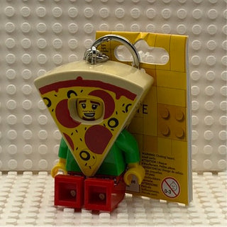Pizza Guy Keychain LED Light Keychain LEGO®   