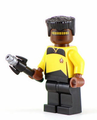 Geordi LaForge Custom Printed Star Trek Lego Minifigure Custom minifigure BigKidBrix   