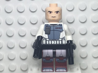 Clone ARC Trooper Hammer, Rancor Battalion (Phase 1) - Dark Red Pauldron, Black Kama, Large Eyes, sw0377 Minifigure LEGO®   